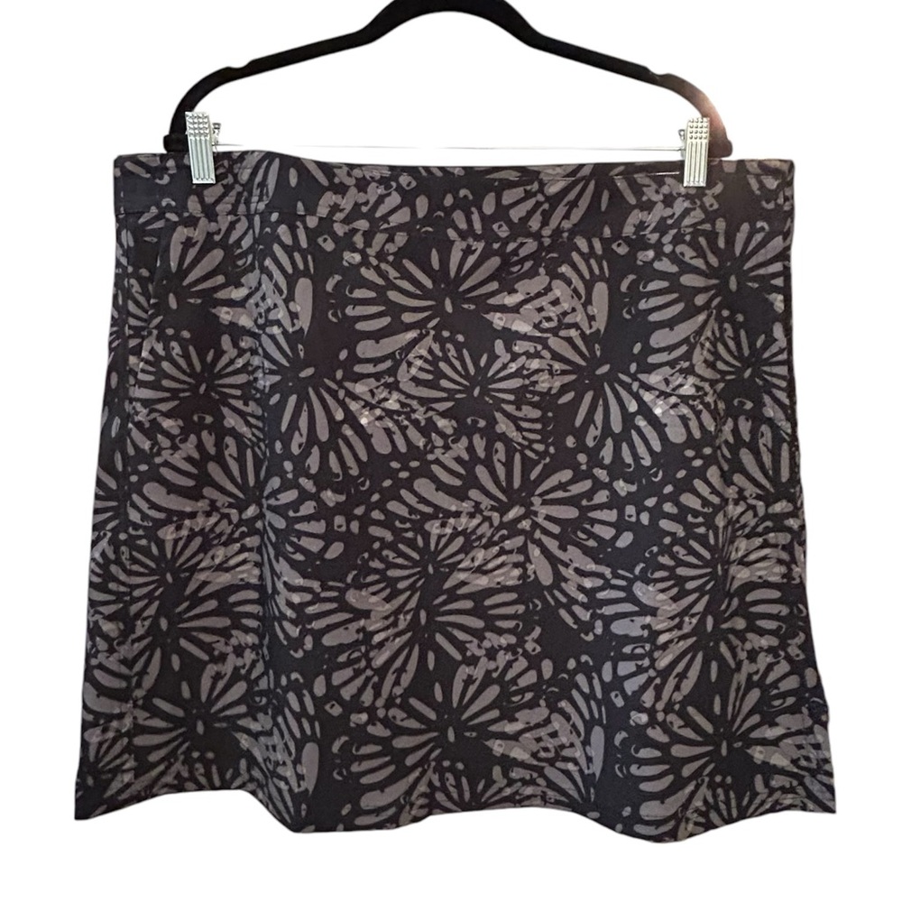 NWT RipSkirt Hawaii Charcoal & Black Shibori Butterfly Length 2 Size XXL - Picture 2 of 15